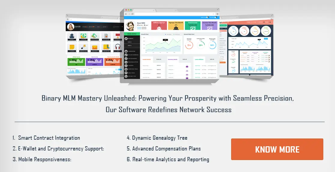 binary mlm software reviews calculation and plan